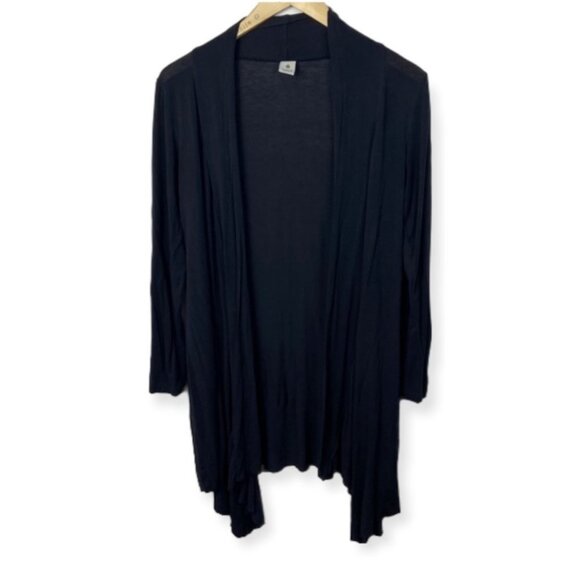 Hatch Maternity Collection Black Cardigan Womens Size XS Stretch Knit Sweater - Picture 2 of 13